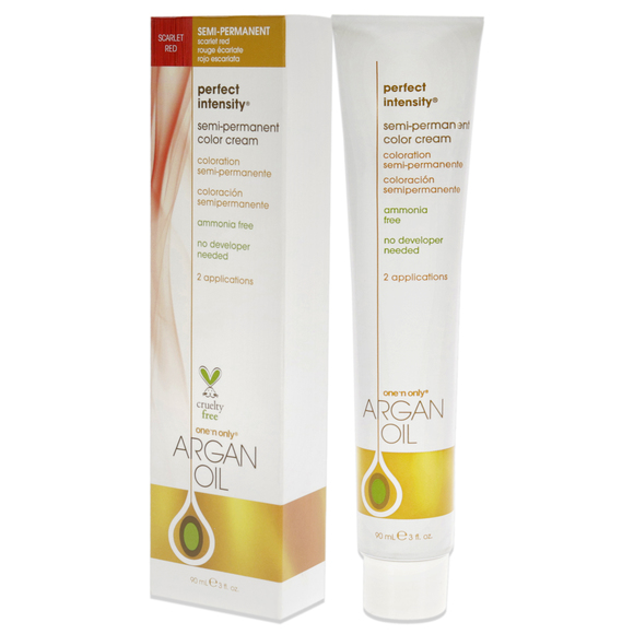 Argan Oil Perfect Intensity Semi-Permanent Color - Scarlet Red One n Only 3 oz - Picture 4 of 5
